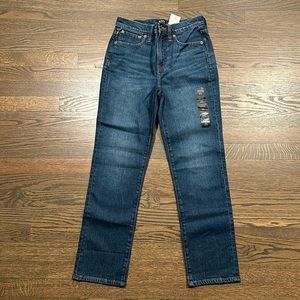 J Crew Essential Straight Jean in All Day Stretch, Size 25